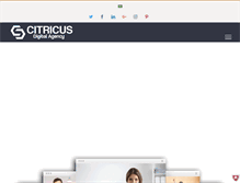 Tablet Screenshot of citricusdigital.com